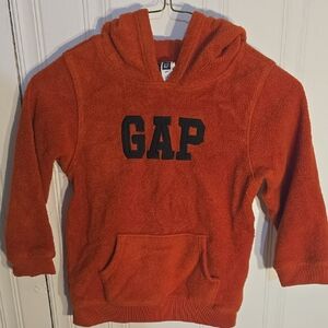 GAP Kids Vibrant Orange Fleece Hoodie